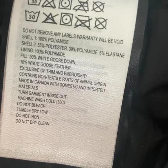 SOLD - Black Canada Goose Lodge Hoody - Picture 13 of 13